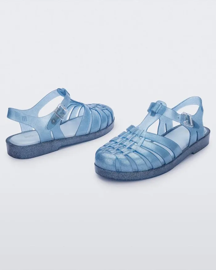Sandals Women Melissa Possession Glitter Blue