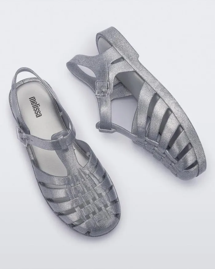 Sandals Women Melissa Possession Glitter Clear