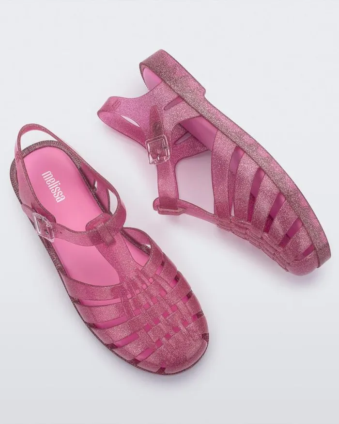 Sandals Women Melissa Possession Glitter Pink