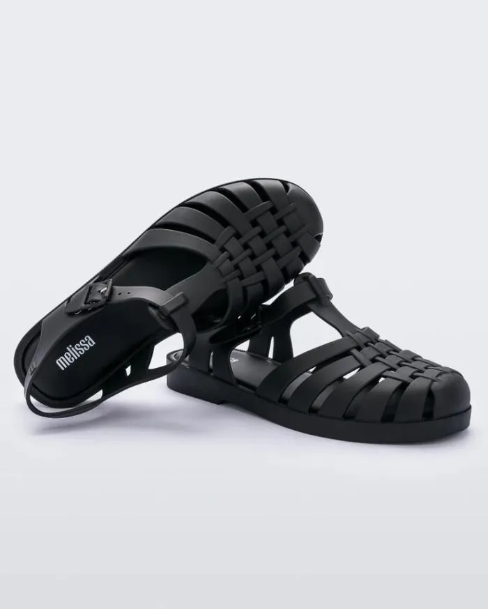 Sandals Women Melissa Possession Matte Black