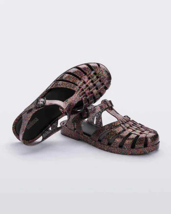 Sandals Women Melissa Possession Mixed Glitter Glass