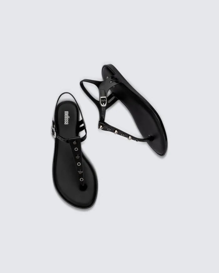 Sandals Women Melissa Solar Studs Black