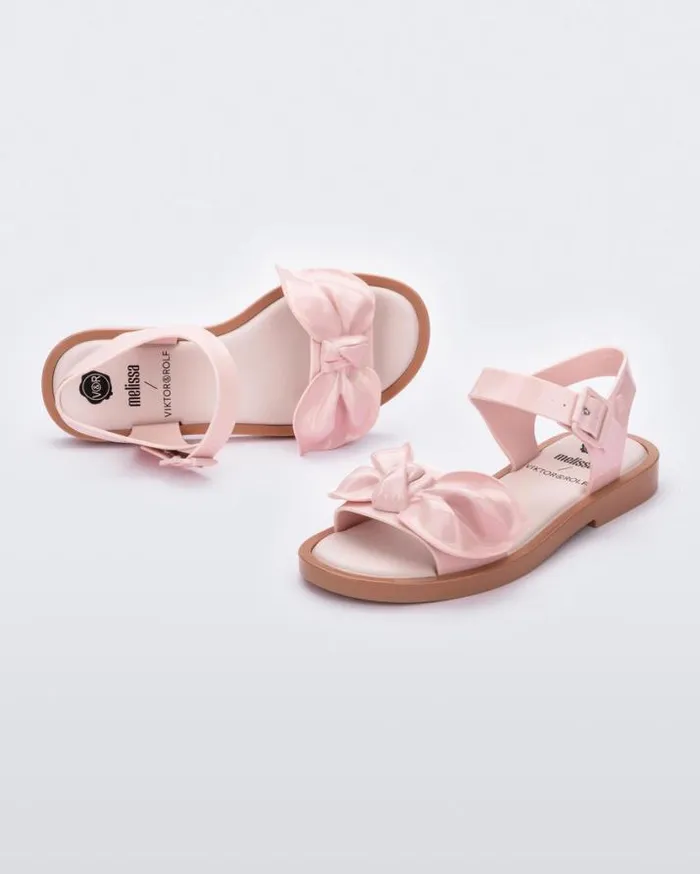 Sandals Women Melissa Tie Mar Sandal Beigepink