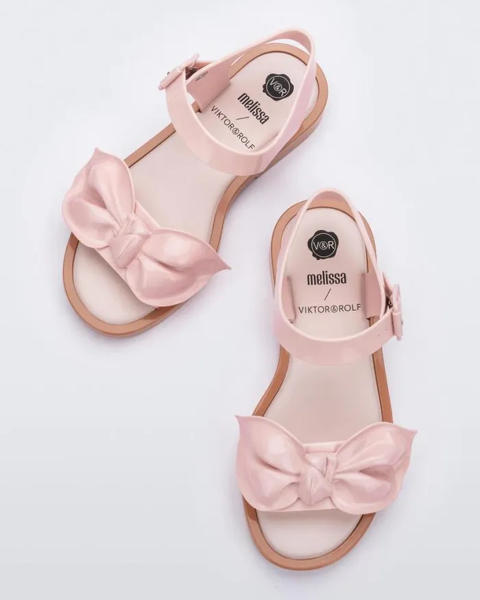 Sandals Women Melissa Tie Mar Sandal Beigepink
