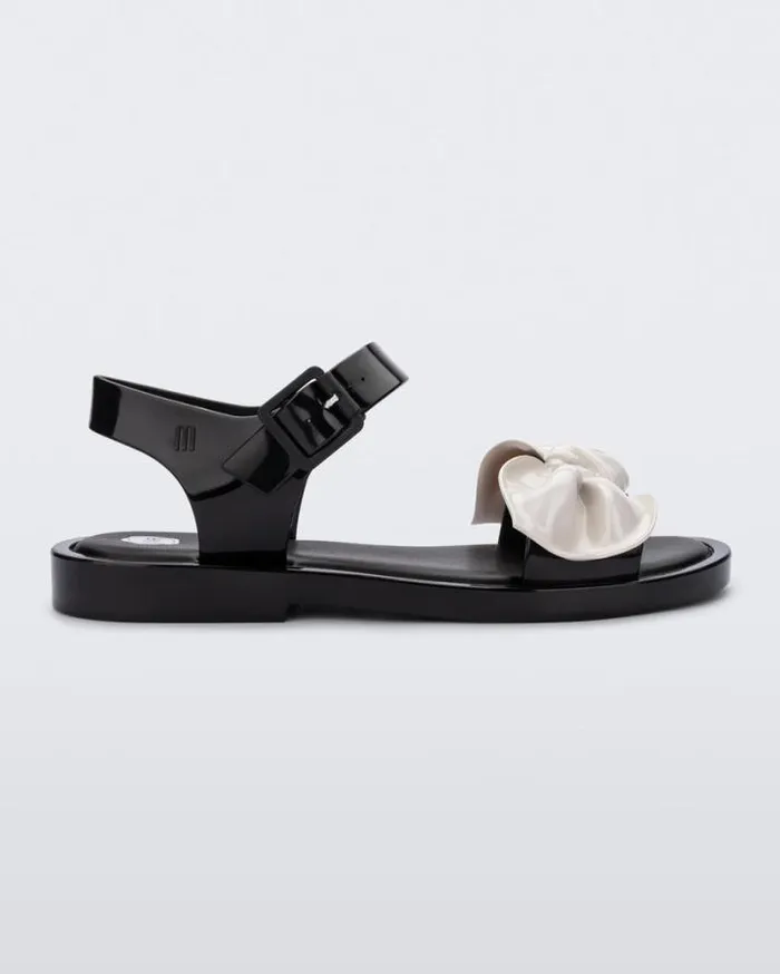 Sandals Women Melissa Tie Mar Sandal Blackbeige
