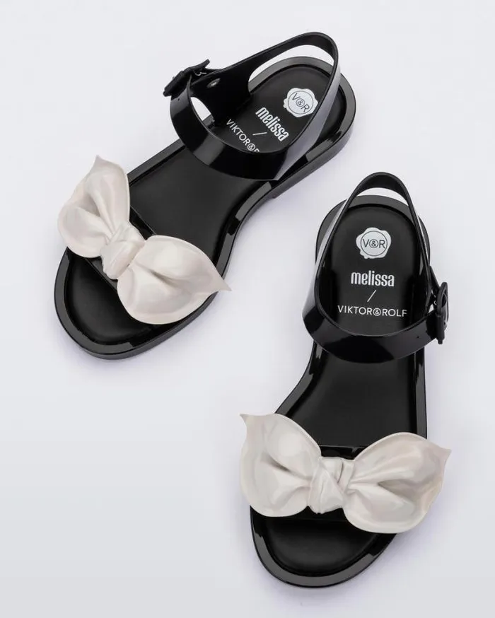 Sandals Women Melissa Tie Mar Sandal Blackbeige