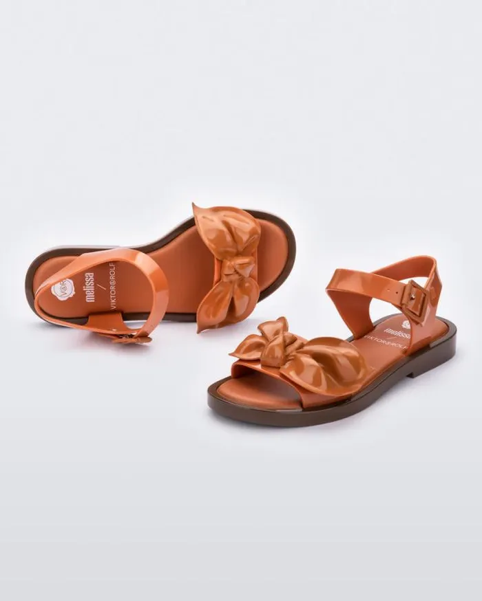 Sandals Women Melissa Tie Mar Sandal Brownorange