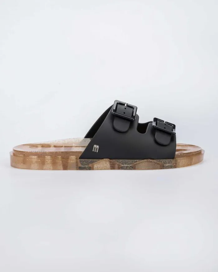 Sandals Women Melissa Wide Slide Black