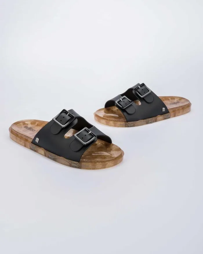 Sandals Women Melissa Wide Slide Black