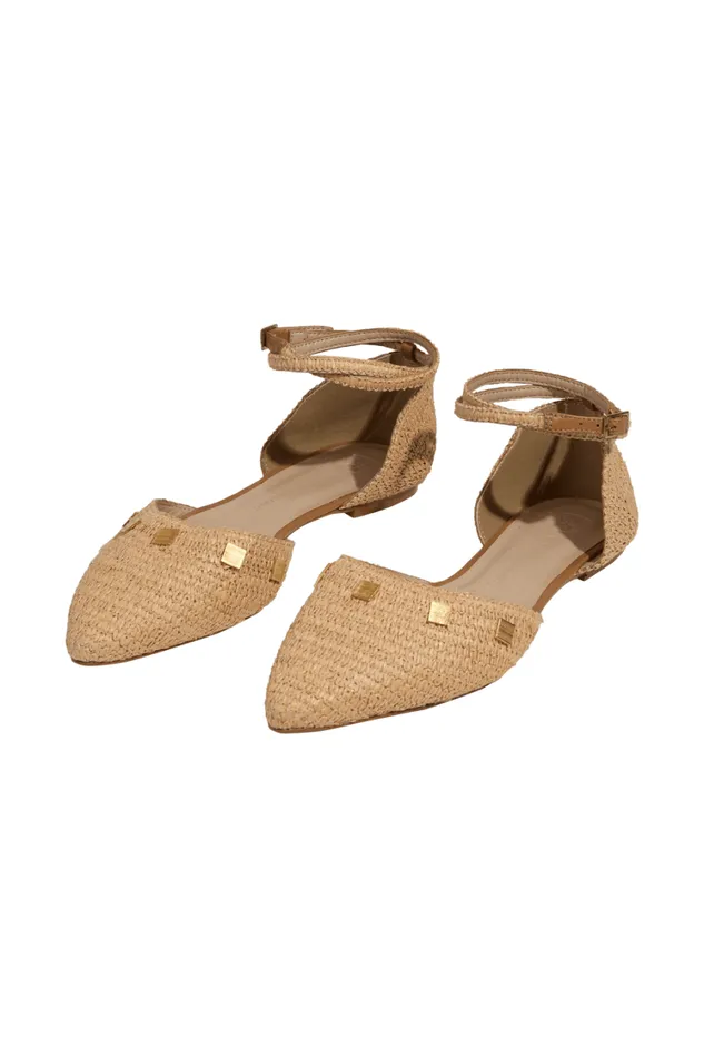 Sandals Women ViX Paula Hermanny Fiorela Flats 8211 Natural