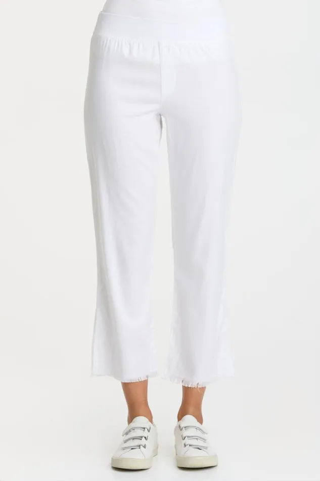 Sarla Ankle Pant White Clothing XCVI Crops