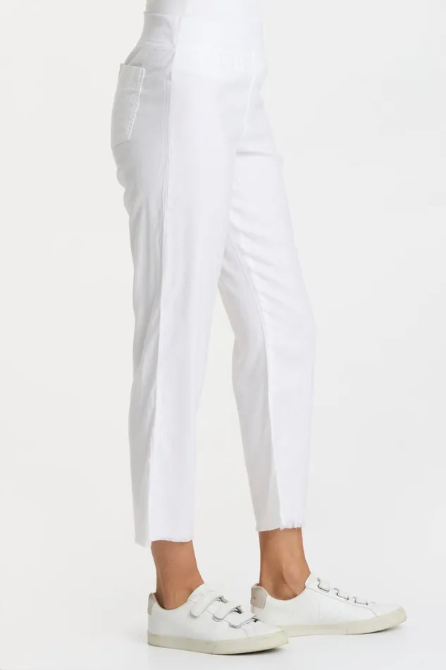 Sarla Ankle Pant White Clothing XCVI Crops