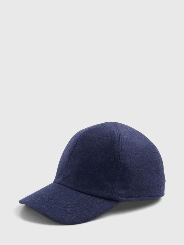 Scarves Hats Gloves Mens Paul Stuart Baseball Cap With Ear Flaps Black