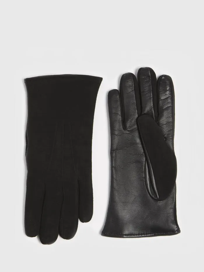 Scarves Hats Gloves Mens Paul Stuart Capeskin And Suede Touch Screen Glove Black Scarves Hats Gloves Mens Paul Stuart Capeskin And Suede Touch Screen Glove Black