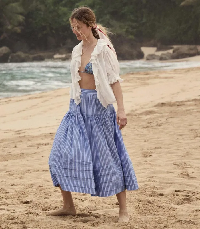 SEBASTIANE SKIRT Deauville Stripe Shop DEN Skirts