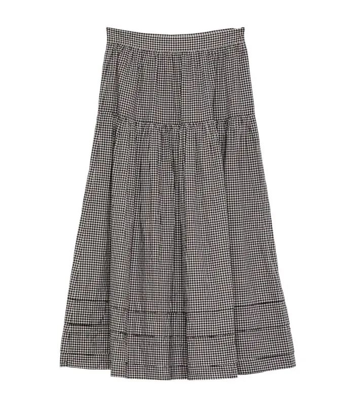 SEBASTIANE SKIRT La Maddalena Gingham Shop DEN Skirts