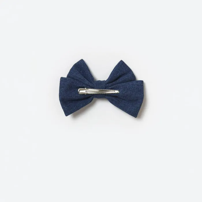 Self Portrait Accessories Denim Bow Hairclip 8211 Kids Self Portrait Accessories Denim Bow Hairclip 8211 Kids