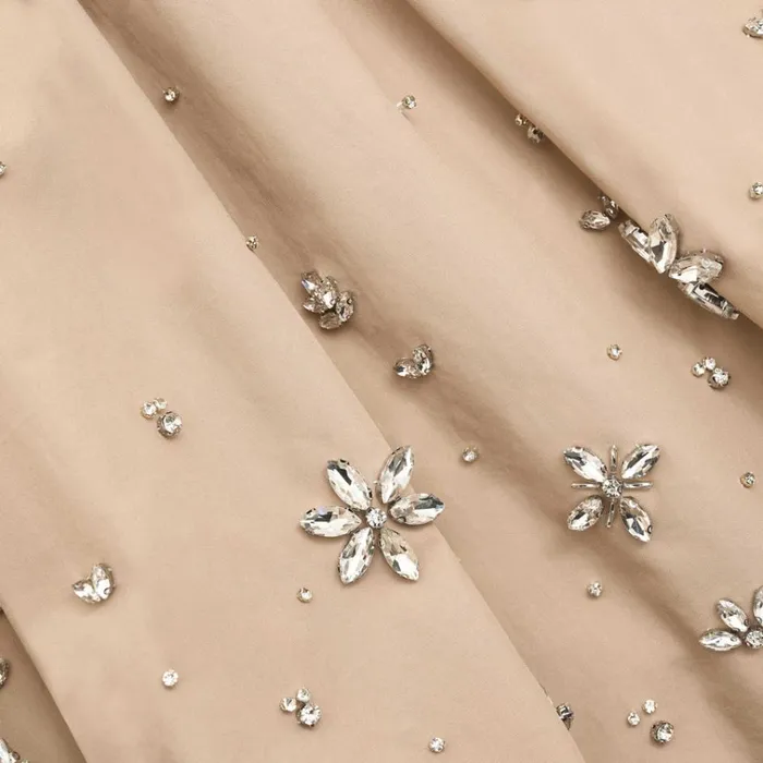 Self Portrait Bottoms Beige Cotton Embellished Mini Skirt 8211 Women Self Portrait Bottoms Beige Cotton Embellished Mini Skirt 8211 Women