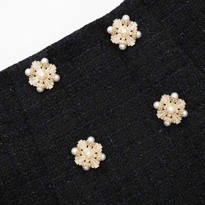 Self Portrait Bottoms Black Boucle Mini Skirt 8211 Women Self Portrait Bottoms Black Boucle Mini Skirt 8211 Women