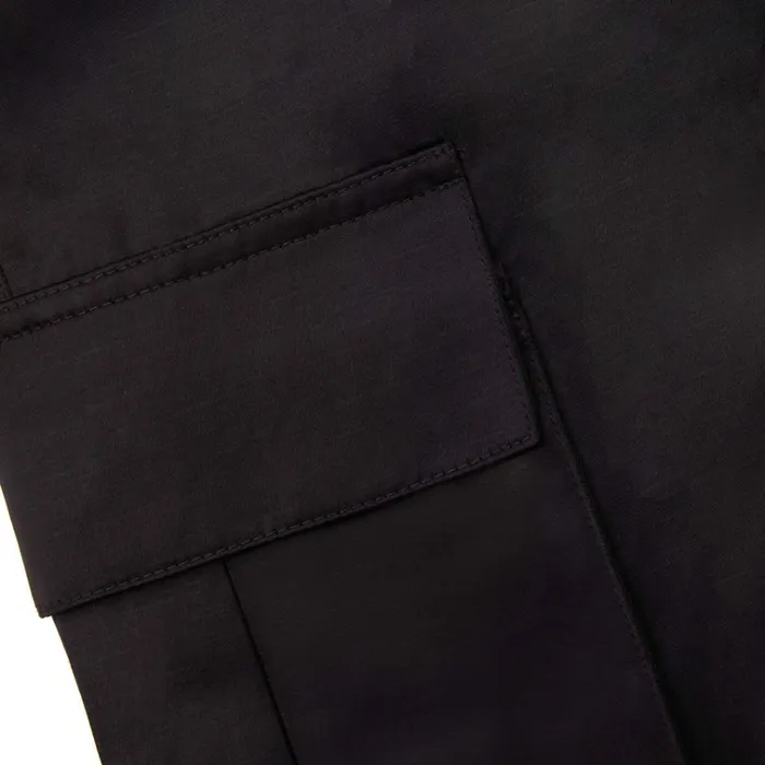 Self Portrait Bottoms Black Satin Cargo Trouser 8211 Women Self Portrait Bottoms Black Satin Cargo Trouser 8211 Women