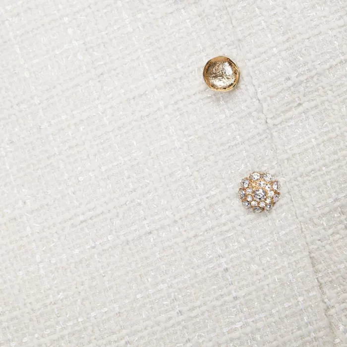 Self Portrait Bottoms Cream Boucle Midi Skirt 8211 Women Self Portrait Bottoms Cream Boucle Midi Skirt 8211 Women