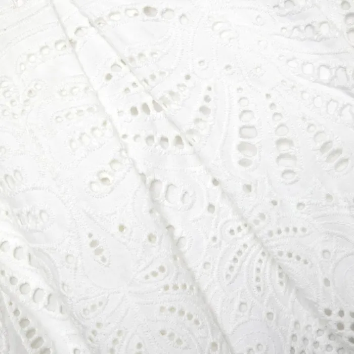 Self Portrait Bottoms White Cotton Embroidery Shorts 8211 Women Self Portrait Bottoms White Cotton Embroidery Shorts 8211 Women