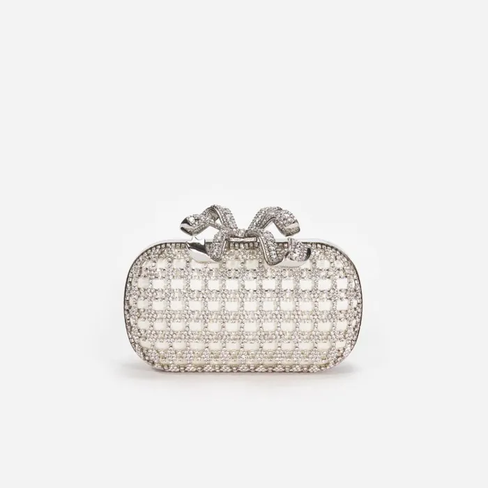 Self Portrait Clutch Bags Champagne Crystal Clutch Bag 8211 Women