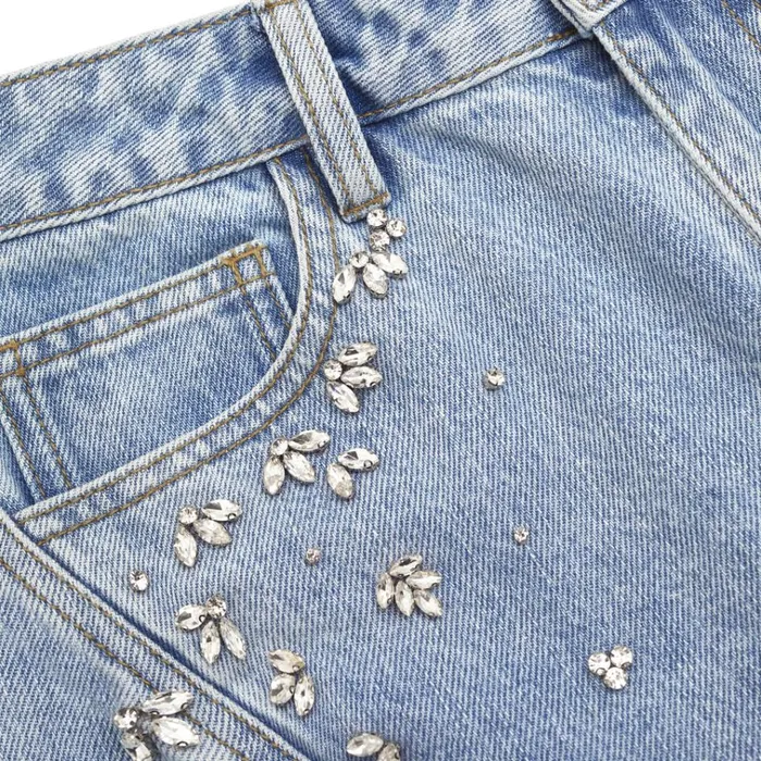 Self Portrait Denim Crystal Embellished Denim Jeans 8211 Women Self Portrait Denim Crystal Embellished Denim Jeans 8211 Women