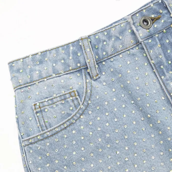 Self Portrait Denim Rhinestone Denim Shorts 8211 Women Self Portrait Denim Rhinestone Denim Shorts 8211 Women
