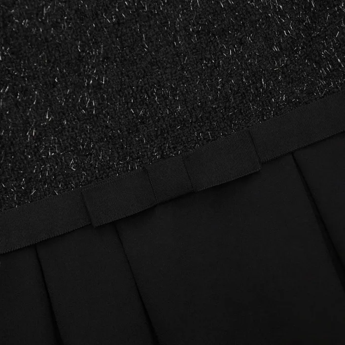 Self Portrait Dresses Black Boucle Square Neck Midi Dress 8211 Women Self Portrait Dresses Black Boucle Square Neck Midi Dress 8211 Women