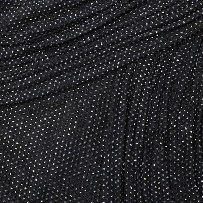 Self Portrait Dresses Black Rhinestone Mesh Midi Dress 8211 Women Self Portrait Dresses Black Rhinestone Mesh Midi Dress 8211 Women