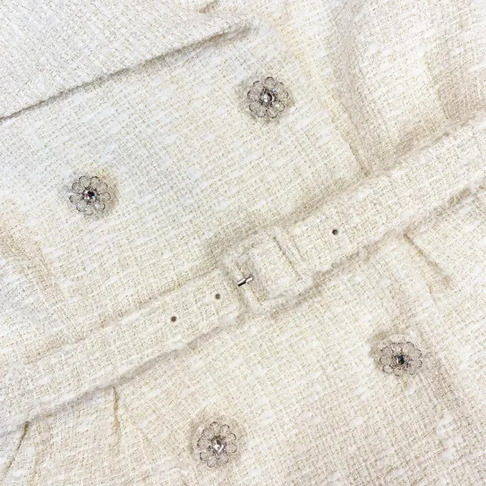 Self Portrait Dresses Cream Off Shoulder Boucle Midi Dress 8211 Women Self Portrait Dresses Cream Off Shoulder Boucle Midi Dress 8211 Women