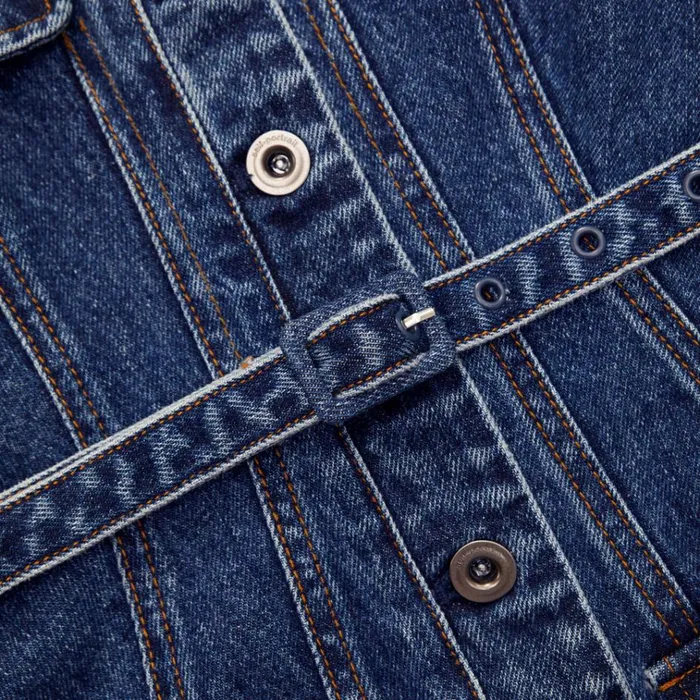 Self Portrait Dresses Denim Stitch Detail Mini Dress 8211 Women Self Portrait Dresses Denim Stitch Detail Mini Dress 8211 Women