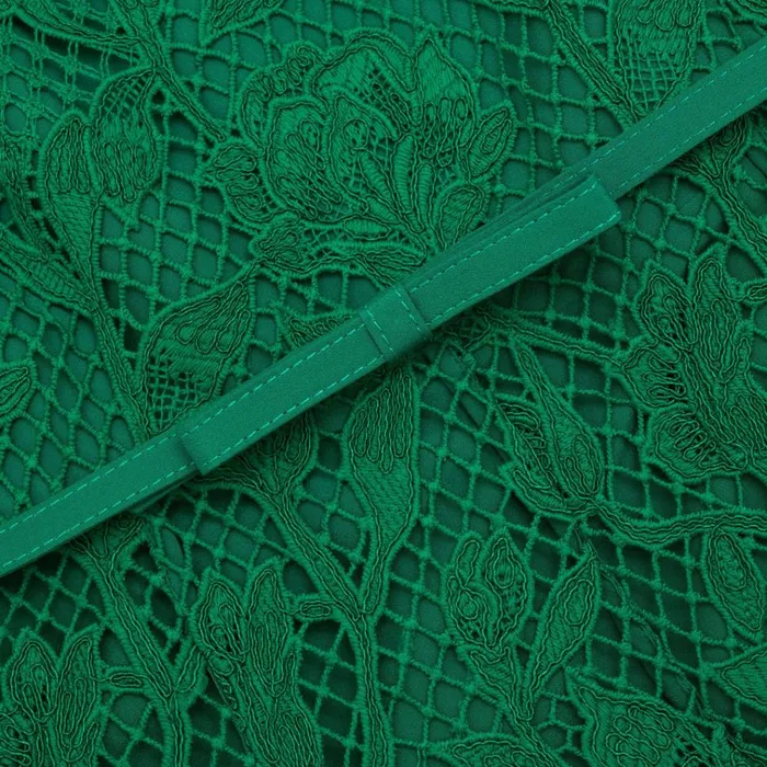 Self Portrait Dresses Green Lace Sleeveless Midi Dress 8211 Women Self Portrait Dresses Green Lace Sleeveless Midi Dress 8211 Women