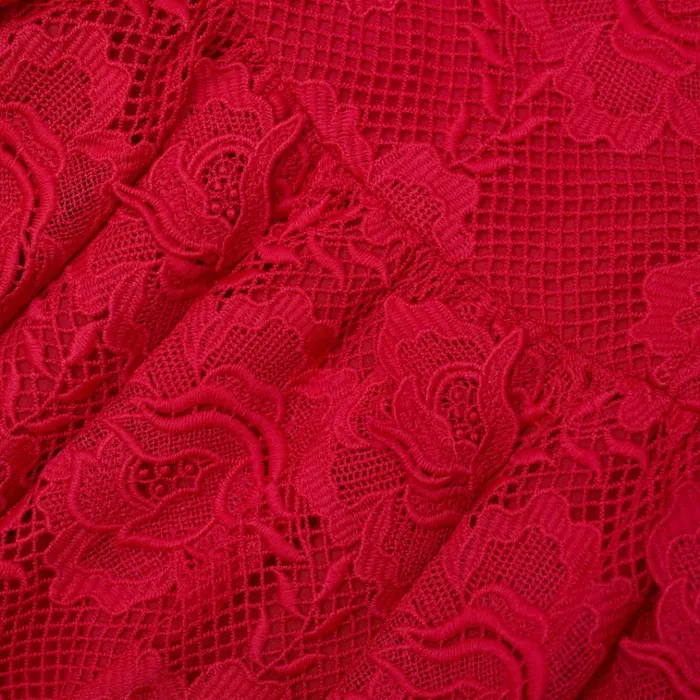 Self Portrait Dresses Red Bandeau Lace Midi Dress 8211 Women Self Portrait Dresses Red Bandeau Lace Midi Dress 8211 Women