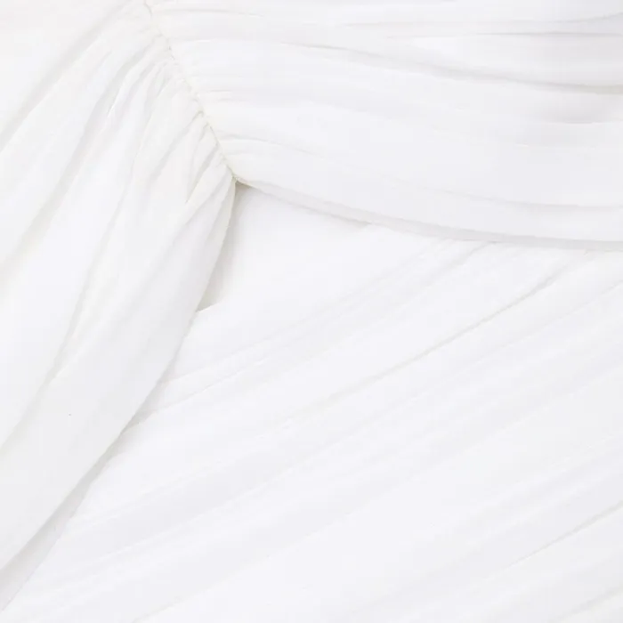 Self Portrait Dresses White Chiffon Flower Maxi Dress 8211 Women Self Portrait Dresses White Chiffon Flower Maxi Dress 8211 Women
