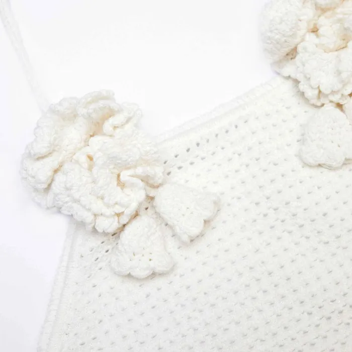 Self Portrait Dresses White Crochet Mini Dress 8211 Women Self Portrait Dresses White Crochet Mini Dress 8211 Women