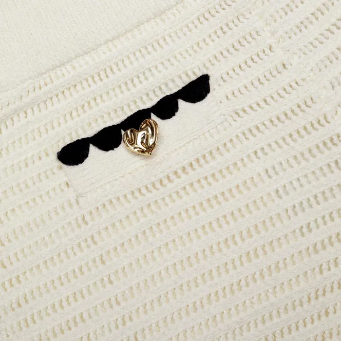 Self Portrait Knitwear Cream Crochet Short 8211 Kids Self Portrait Knitwear Cream Crochet Short 8211 Kids