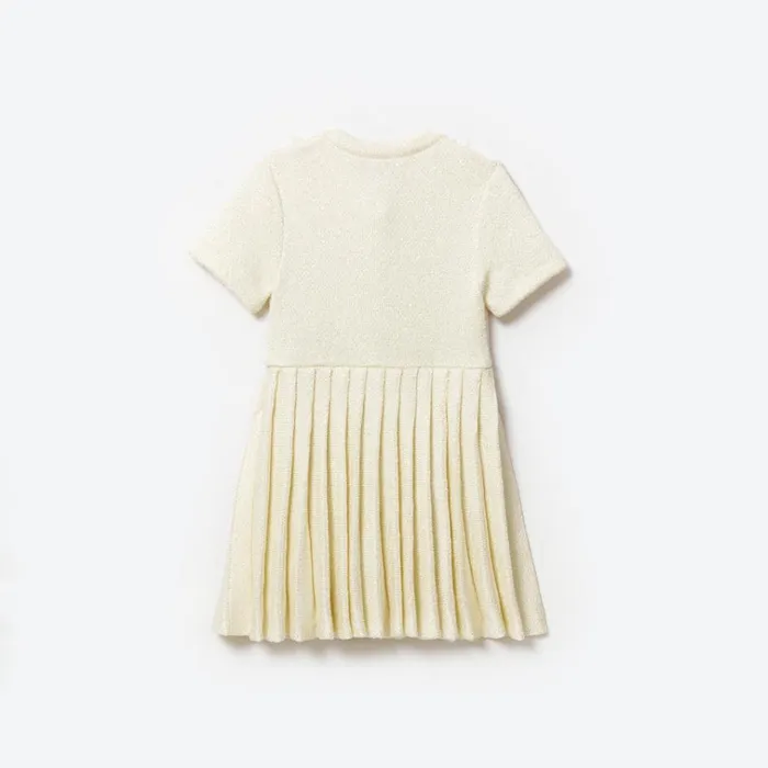 Self Portrait Knitwear Cream Knit Mini Dress 8211 Kids Self Portrait Knitwear Cream Knit Mini Dress 8211 Kids
