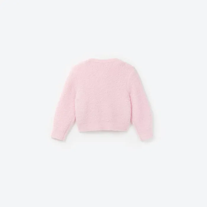 Self Portrait Knitwear Pink Soft Knit Cardigan 8211 Kids Self Portrait Knitwear Pink Soft Knit Cardigan 8211 Kids