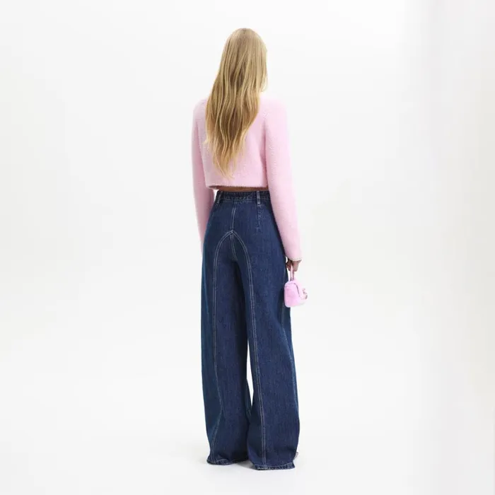 Self Portrait Knitwear Pink Soft Knit Top 8211 Women Self Portrait Knitwear Pink Soft Knit Top 8211 Women
