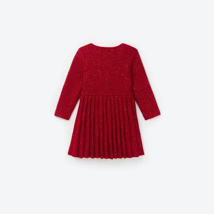 Self Portrait Knitwear Red Sequin Knit Dress 8211 Kids Self Portrait Knitwear Red Sequin Knit Dress 8211 Kids