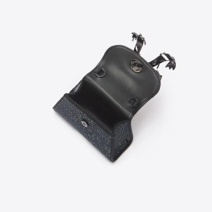 Self Portrait Micro Black Rhinestone Embellished Micro Bow Bag 8211 Women Self Portrait Micro Black Rhinestone Embellished Micro Bow Bag 8211 Women