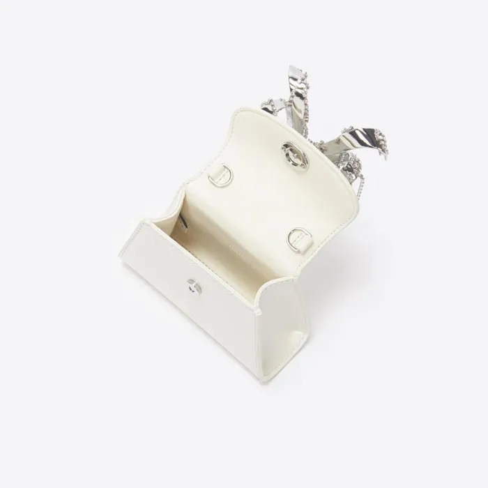 Self Portrait Micro Cream Leather Micro Bow Bag 8211 Women Self Portrait Micro Cream Leather Micro Bow Bag 8211 Women