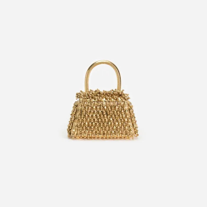 Self Portrait Micro Gold Crystal Embroidery Micro Bag 8211 Women Self Portrait Micro Gold Crystal Embroidery Micro Bag 8211 Women