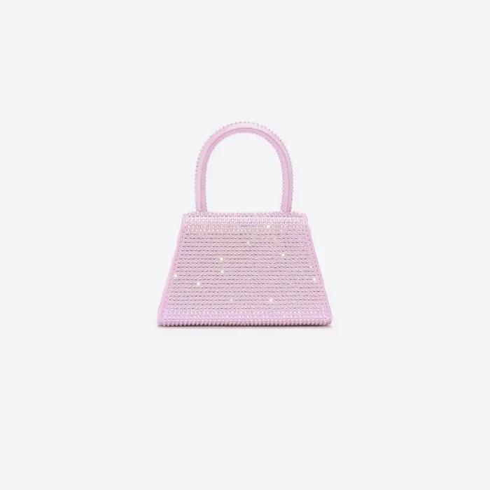Self Portrait Micro Pink Rhinestone Embellished Micro Bow Bag 8211 Women Self Portrait Micro Pink Rhinestone Embellished Micro Bow Bag 8211 Women