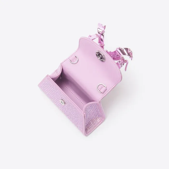 Self Portrait Micro Pink Rhinestone Embellished Micro Bow Bag 8211 Women Self Portrait Micro Pink Rhinestone Embellished Micro Bow Bag 8211 Women