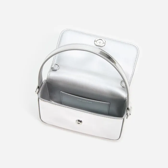 Self Portrait Micro Silver Leather Micro Bag 8211 Women Self Portrait Micro Silver Leather Micro Bag 8211 Women