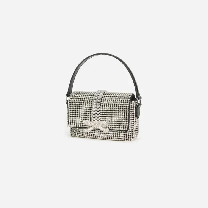 Self Portrait Micro Silver Rhinestone Chainmail Micro Bag 8211 Women Self Portrait Micro Silver Rhinestone Chainmail Micro Bag 8211 Women