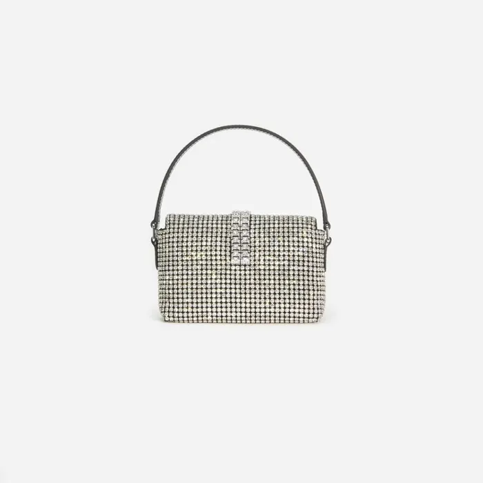 Self Portrait Micro Silver Rhinestone Chainmail Micro Bag 8211 Women Self Portrait Micro Silver Rhinestone Chainmail Micro Bag 8211 Women